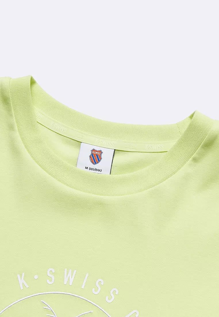 WOMEN'S K-SWISS CALIFORNIA LOGO LOOSE FIT COTTON T-SHIRT
