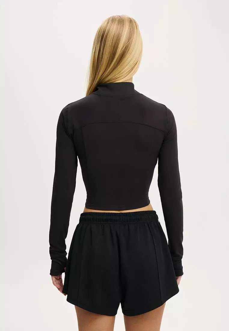 Ultra Soft Contour Long Sleeve Zip Through