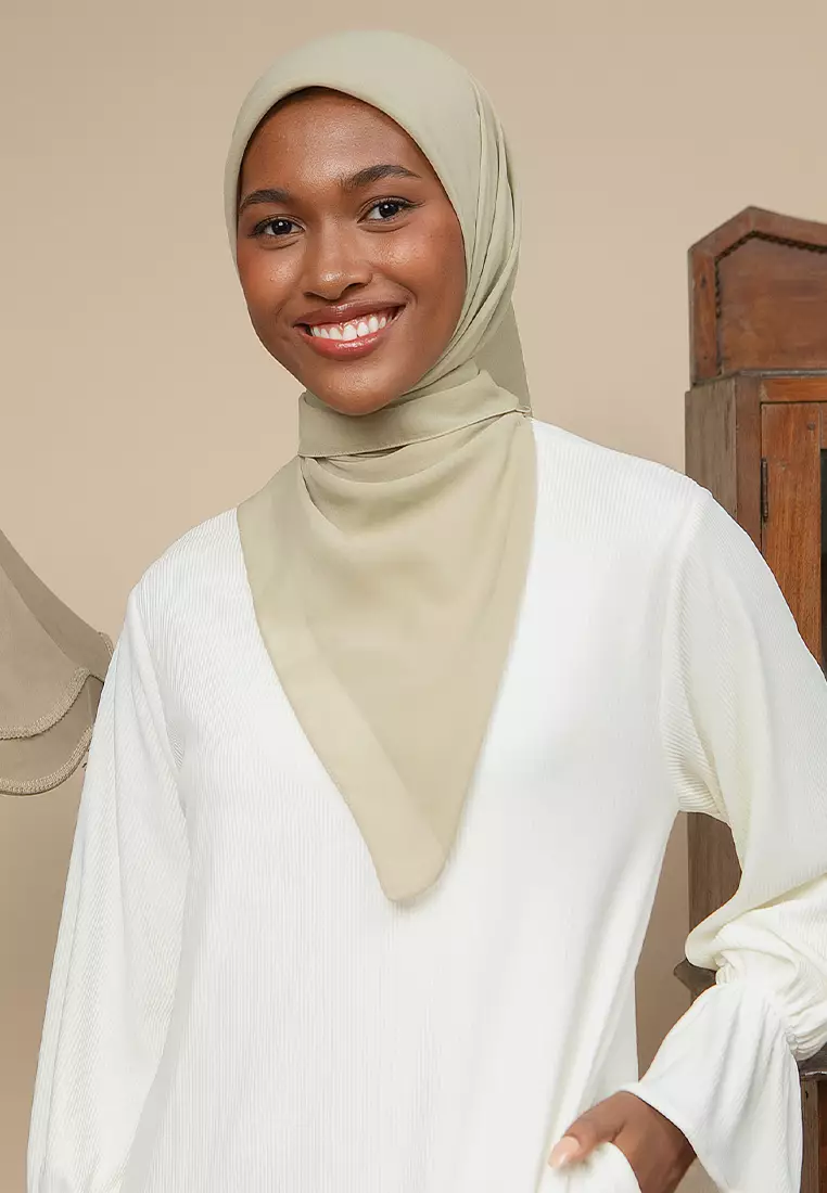 Nala Voal Square Matcha