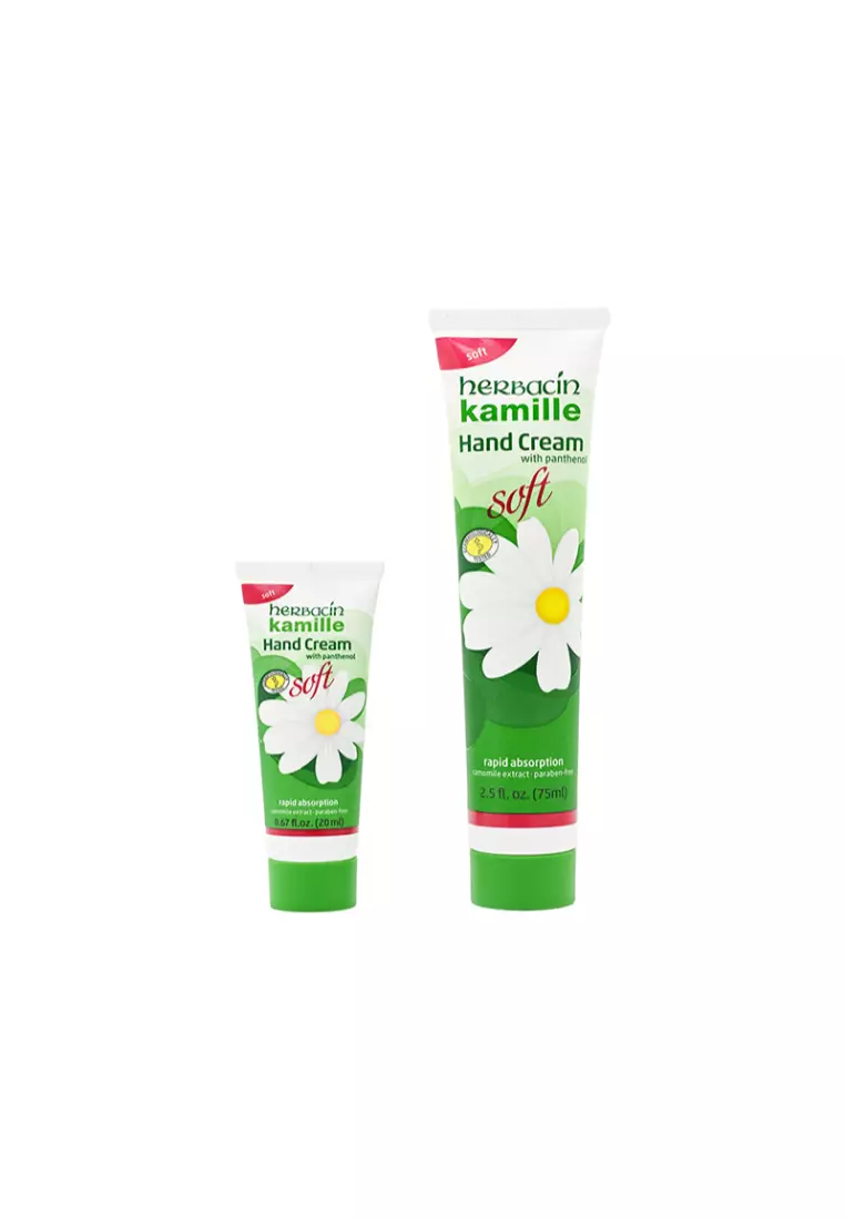 HERBACIN Kamille Soft Hand Cream With Panthenol - Tube (75ml) 75ml