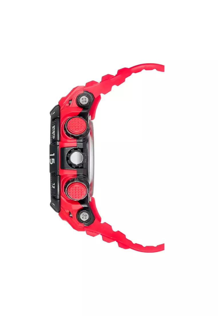 Men's Red Resin Strap Analog-Digital Watch AR-20/5270RED