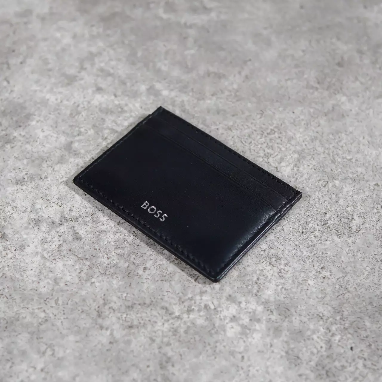 Dompet HUGO BOSS RANDY BLACK CARD HOLDER 100% ORIGINAL