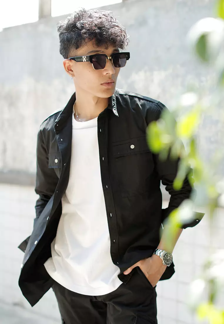 OXCON utility 2 Pocket Shirt Black