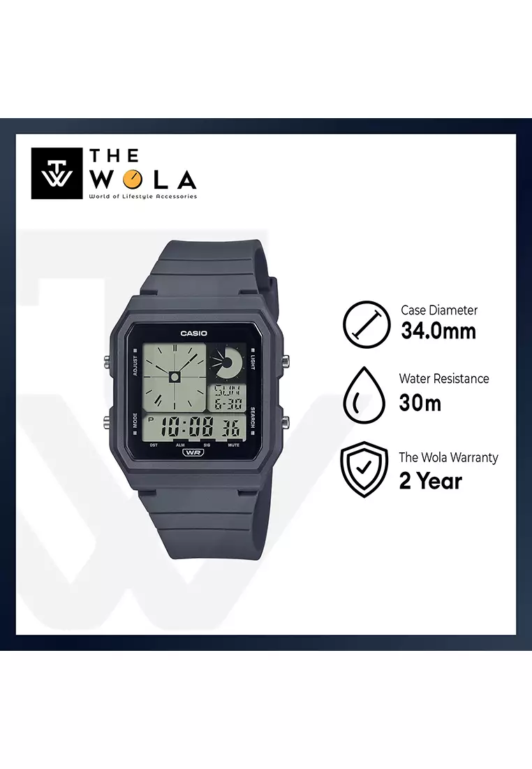 Casio resin top watch band