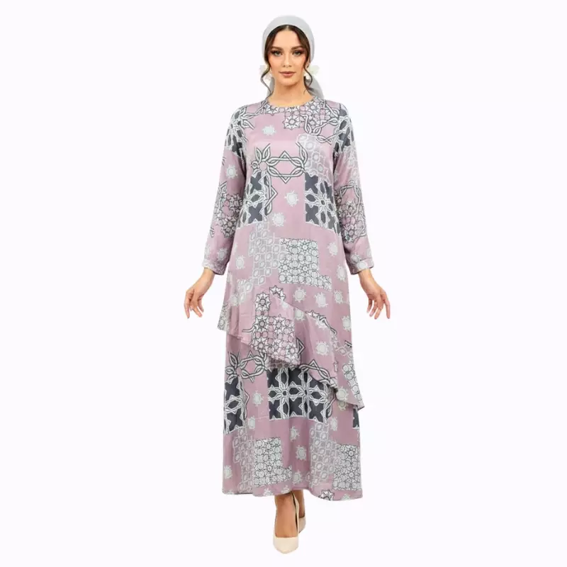 Dress Batik Wanita - Bhatara Batik Zahrani - Atasan Batik Modern Lengan Panjang