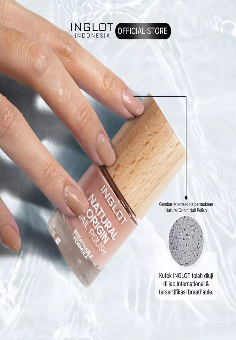 INGLOT Natural Origin Nail Polish Free-Spirited 006 - Kutek Breathable, Vegan, 8 ml