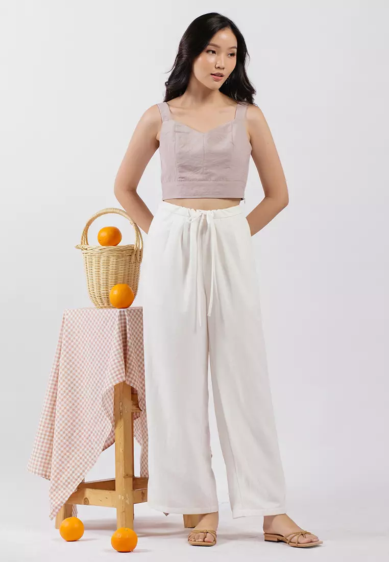 Comma Lounge Pants in White