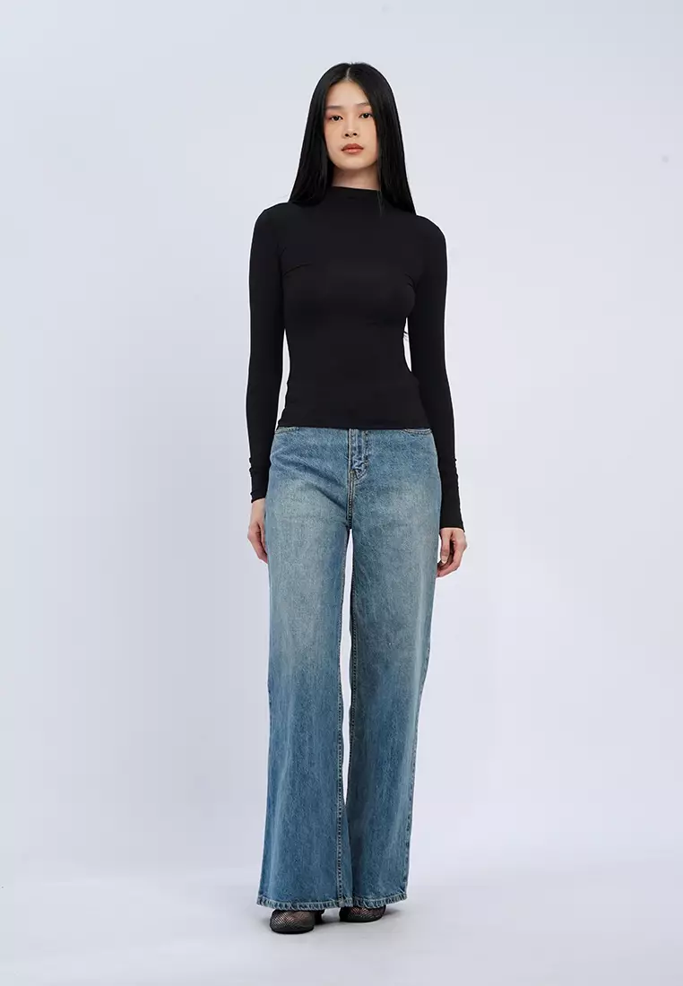 Long Sleeve Fitted Top