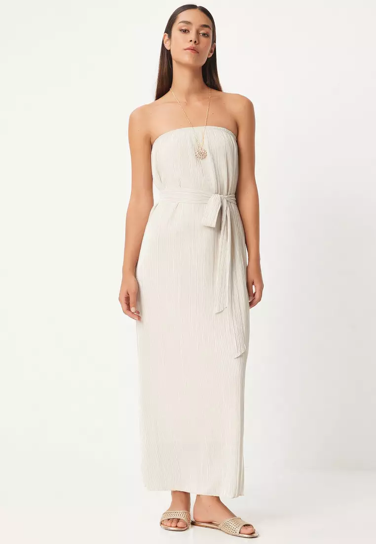 Pleated Maxi Dress