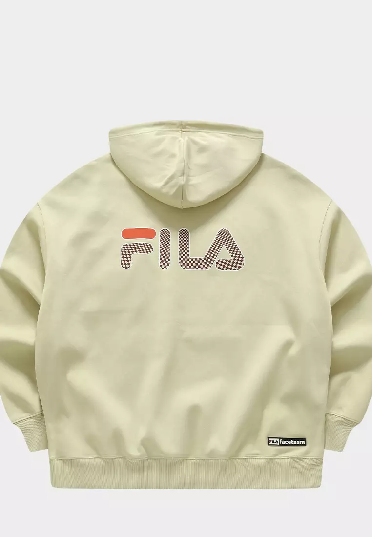 FILA FUSION x FACETASM Men's Hooded Sweater in Pink