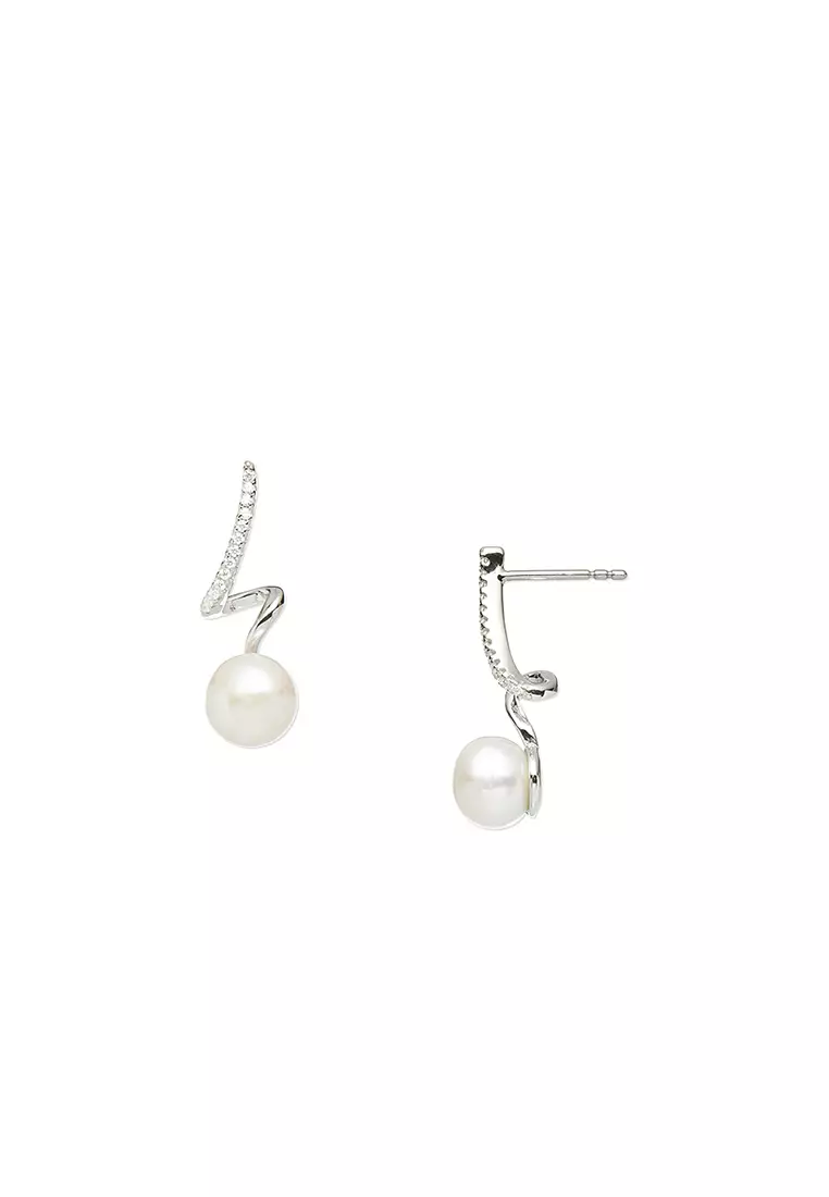 Cz silver clearance earrings