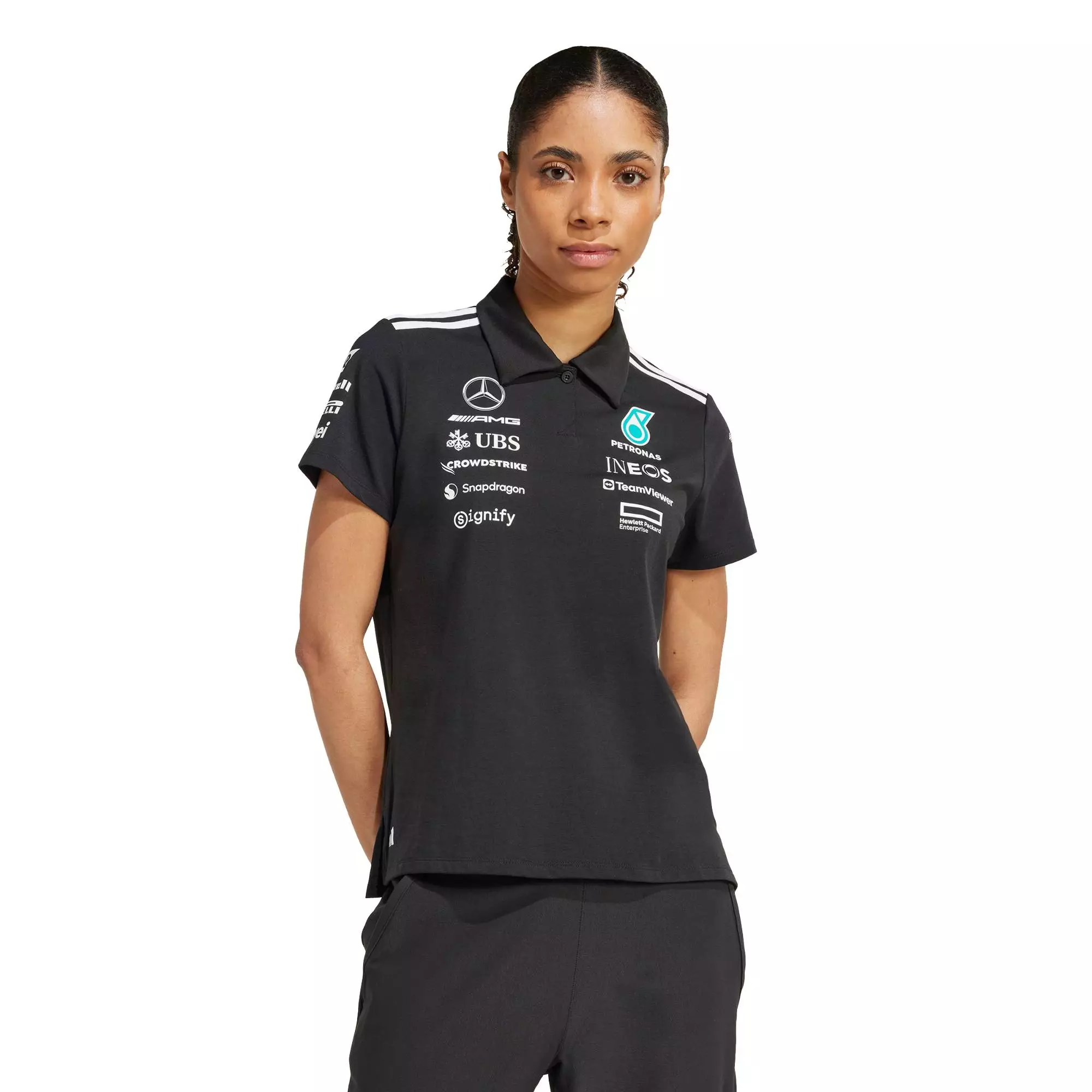 Motorsport MERCEDES - AMG PETRONAS FORMULA ONE TEAM POLO Women Black JX0759