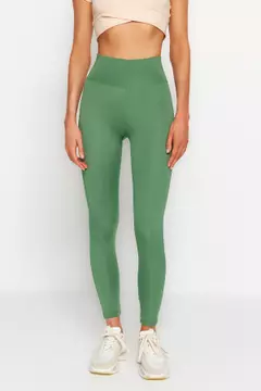Buy Trendyol Push Up Active Tights In Green