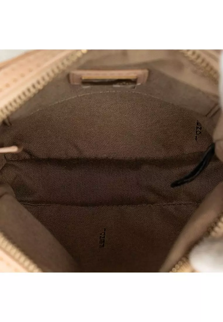 Pre-Loved Fendi Zucchino Canvas Crossbody