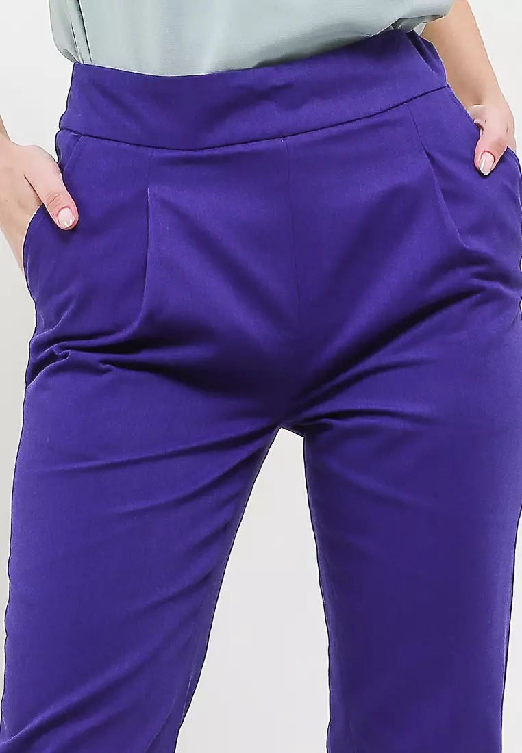 Petite Formal Crop Pants