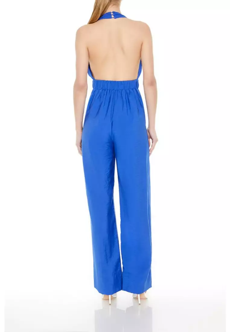 Royal blue jumpsuit forever 21 2025
