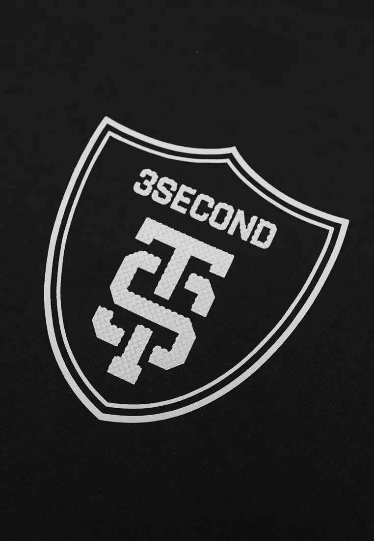 3Second Men's T-Shirt Short Sleeve Regular Fit Cotton Sporty Jshild C800225