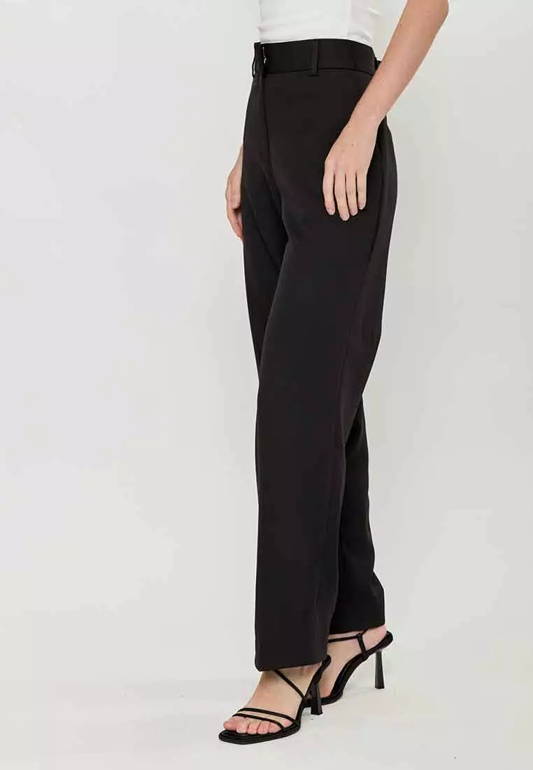 Eliza Jane Relaxed Fit Pants with Belt Loop