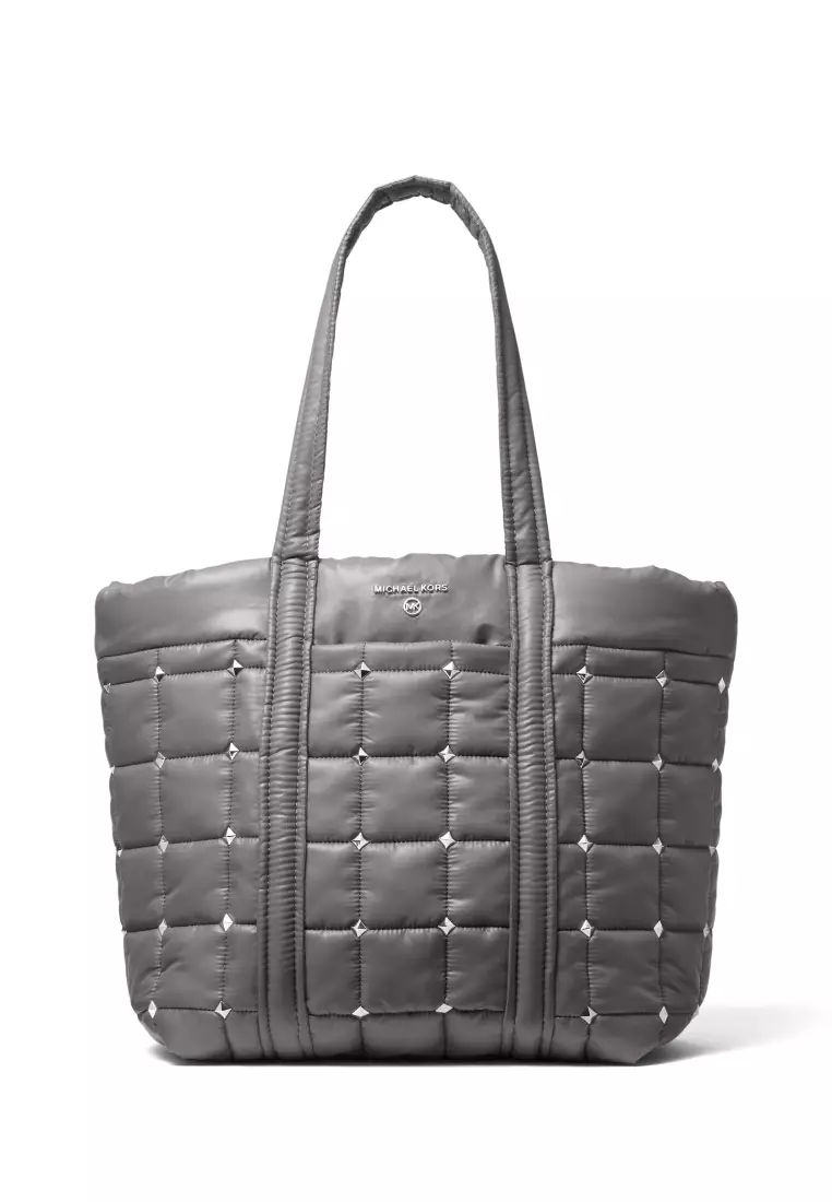 Grey studded michael kors bag hotsell