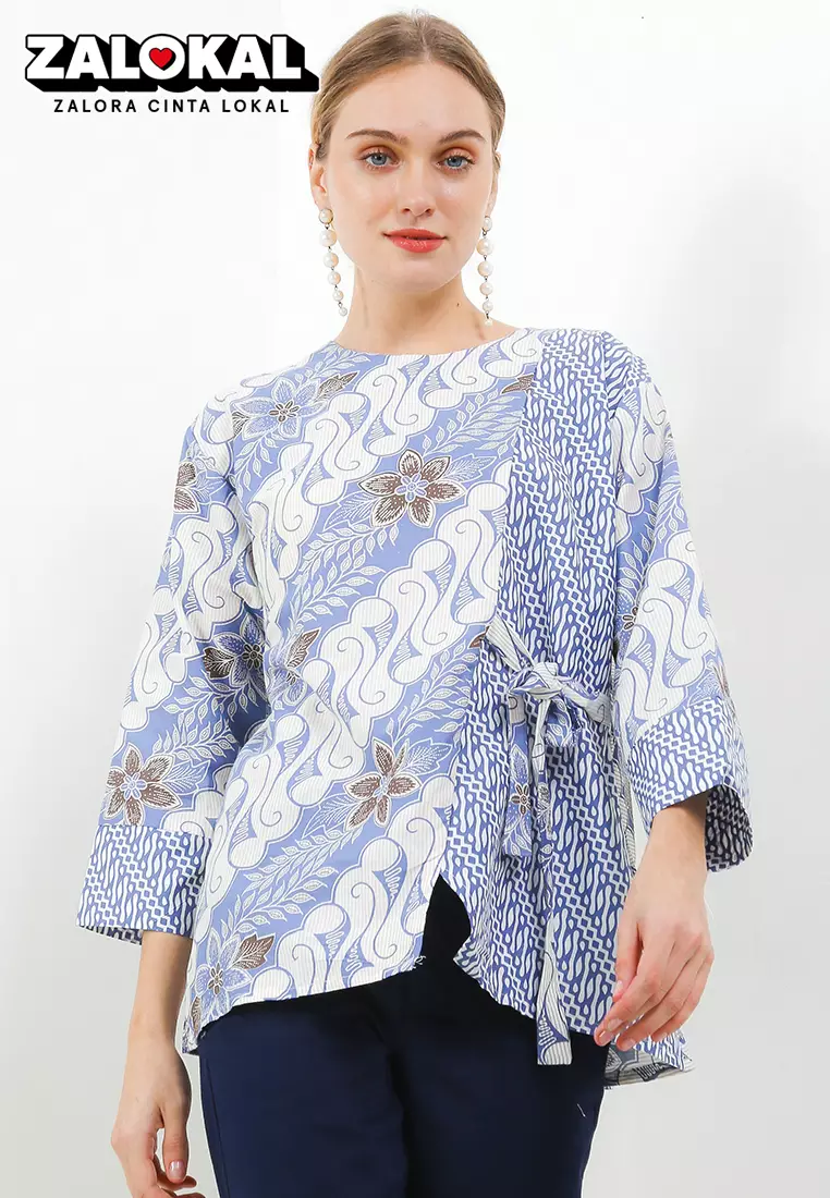 Seno Blouse Batik Wanita Exclusive Premium Casual Modern