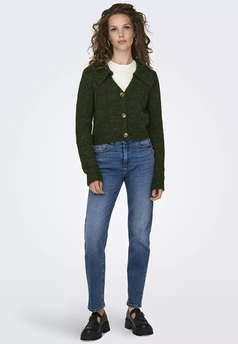 JACQUELINE de YONG 売れ筋商品|||ジャクリーン デ ヨング カーディガン アウター レディース Cardigans Green Jacqueline De Yong Green Nylon Cardigan | ModeSens