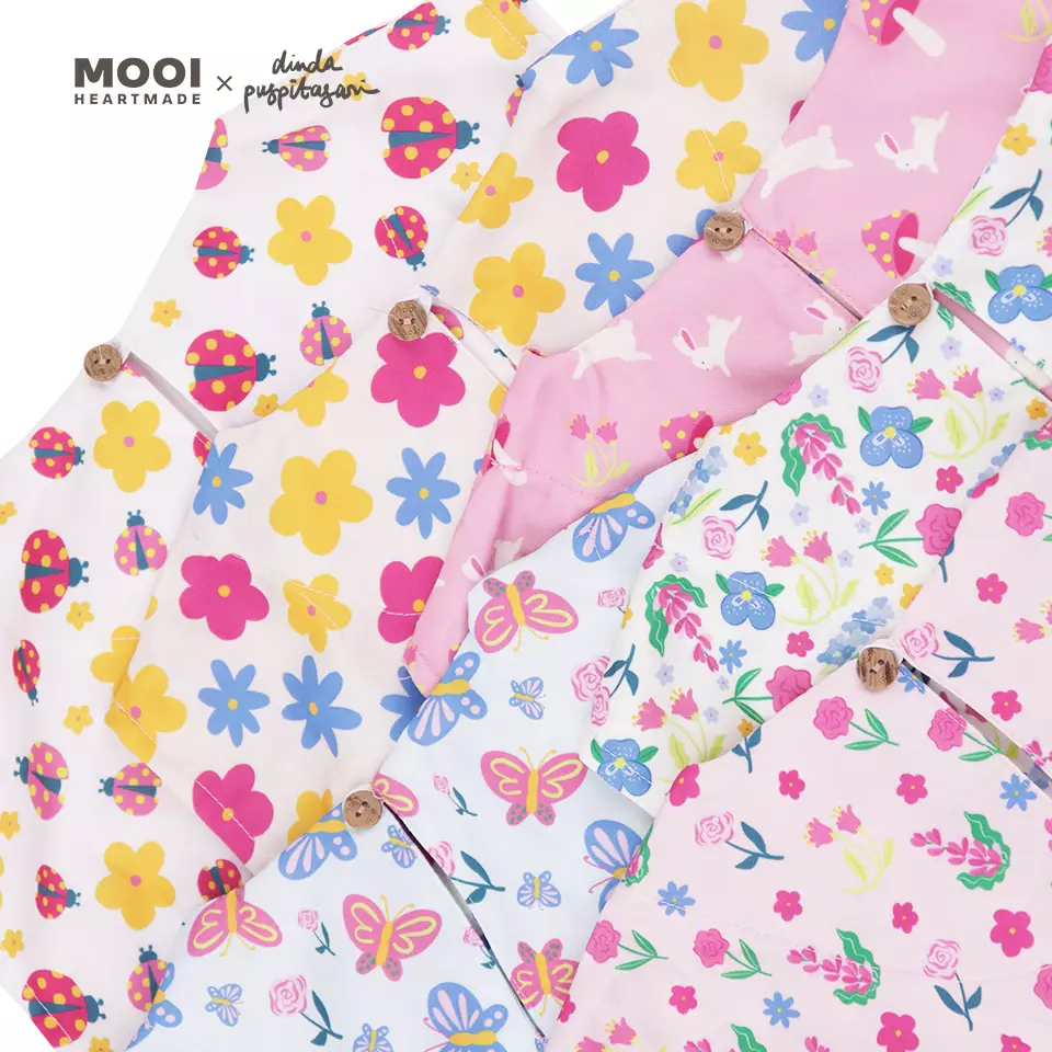 Mooi X Dinda Puspitasari Dress Dewasa Amy Dress Adult - Light Green