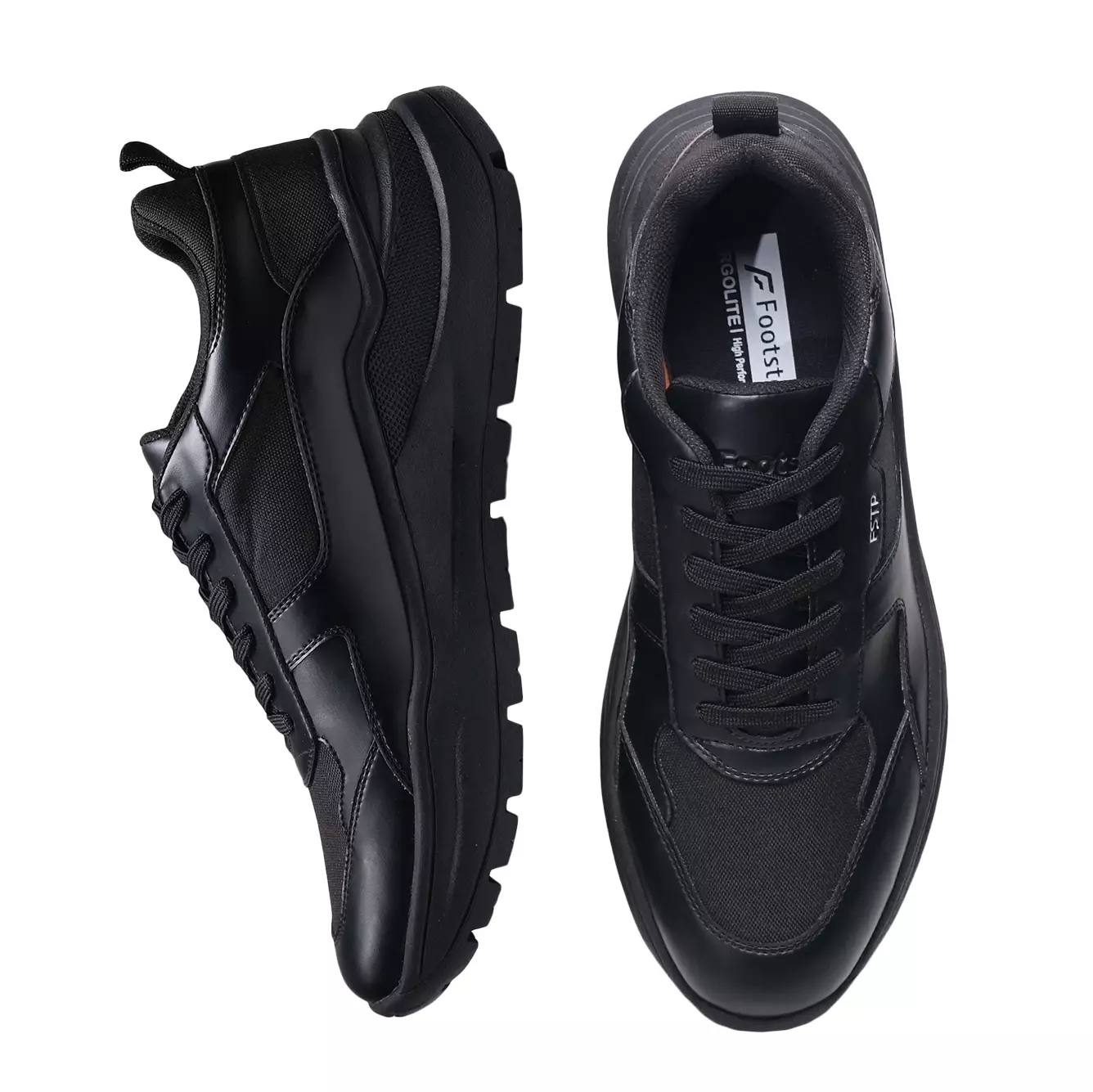 Footstep Footwear Sepatu Pria Casual Perwira Prabu - Black Original Shoes