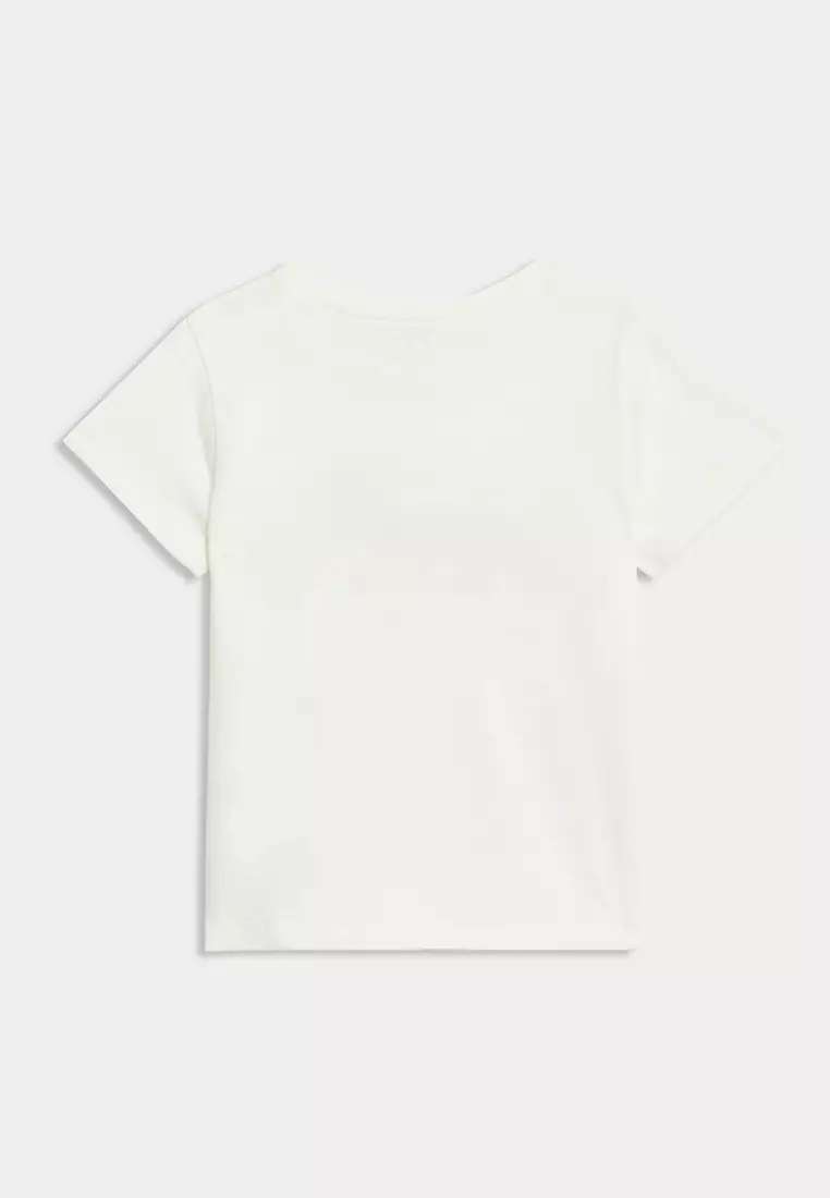 2pk Pure Cotton Print T-Shirts