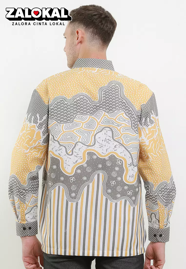 BATIK TALENTA EXCLUSIVE Lengan PANJANG YELLOW PUPUS