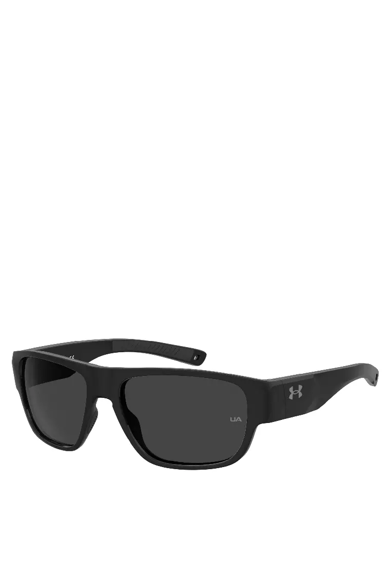 UNDER ARMOUR Sunglasses UA SCORCHER-807-IR, Rectangular Sharp with Black color