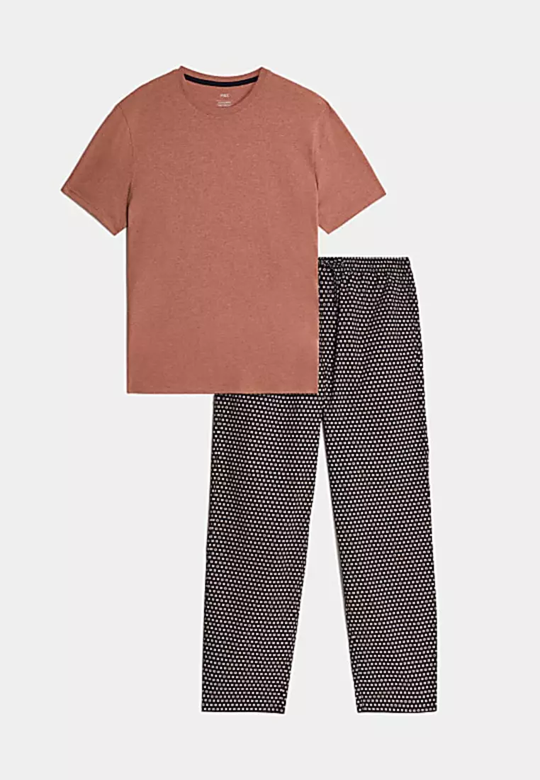 Kapas Murni Geo Print Pyjama Set