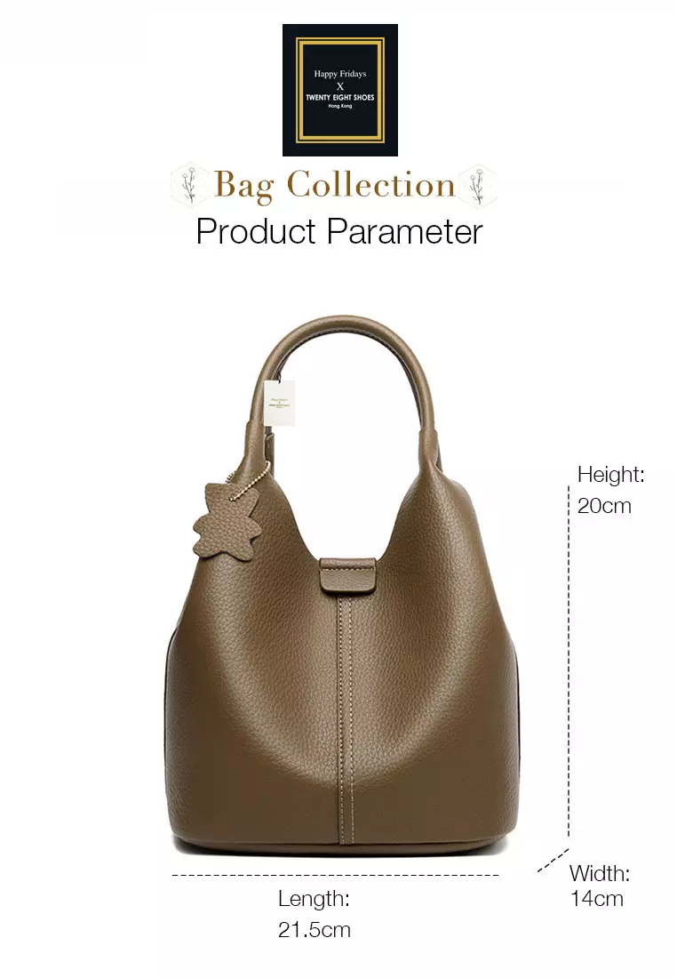 Versatile Faux Leather Bucket Bag JW HD-2798