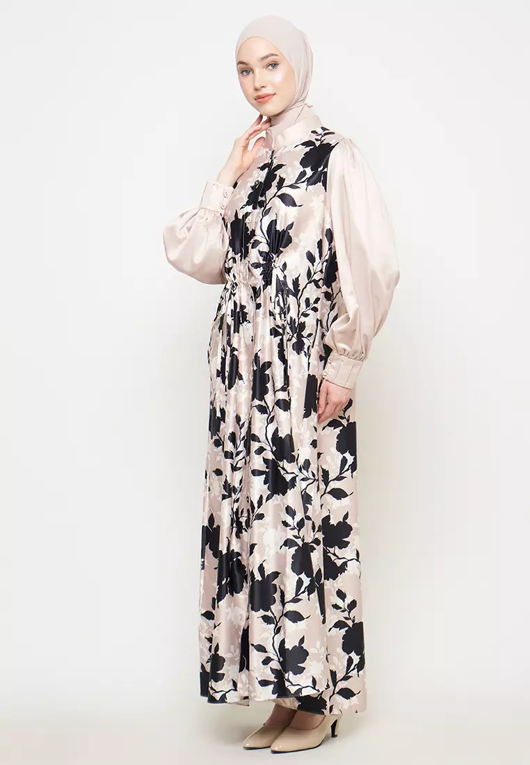 Kamilaa by Itang Yunasz Dress Amorist Khaki