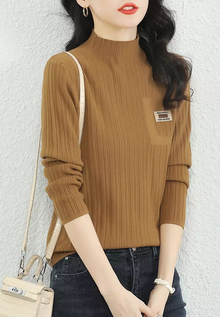 Girls ribbed turtleneck online