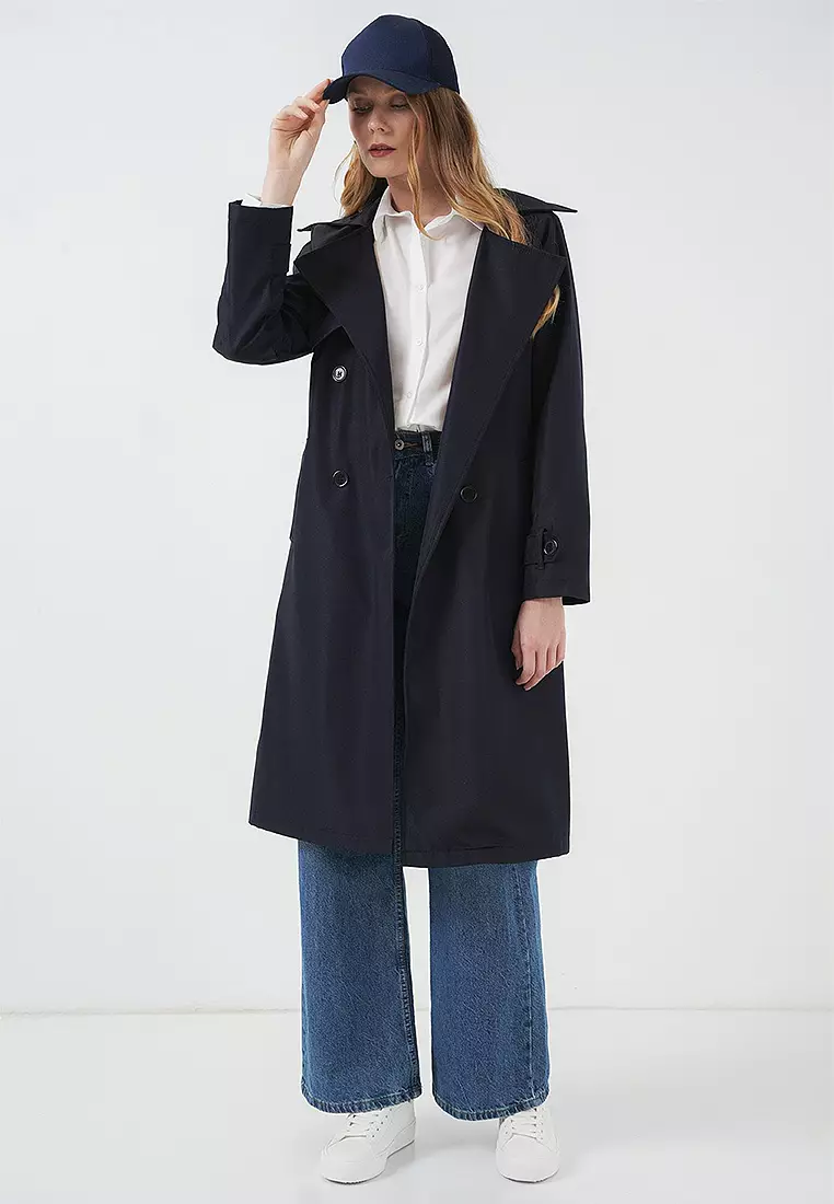 Double Breasted Trench Coat