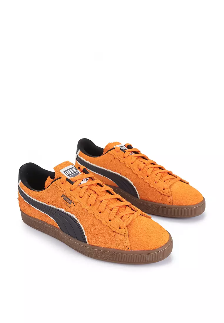 Puma suede sale platform orange