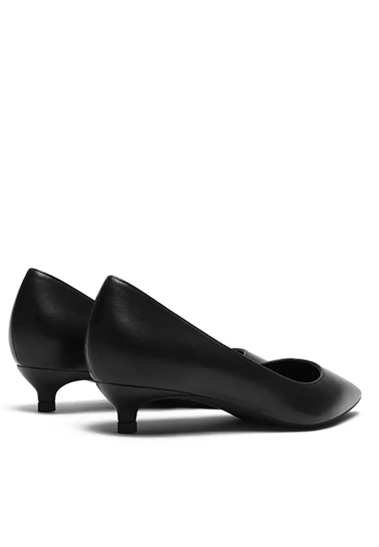 3CM 尖頭制服工作幼踭低跟鞋 HZL131