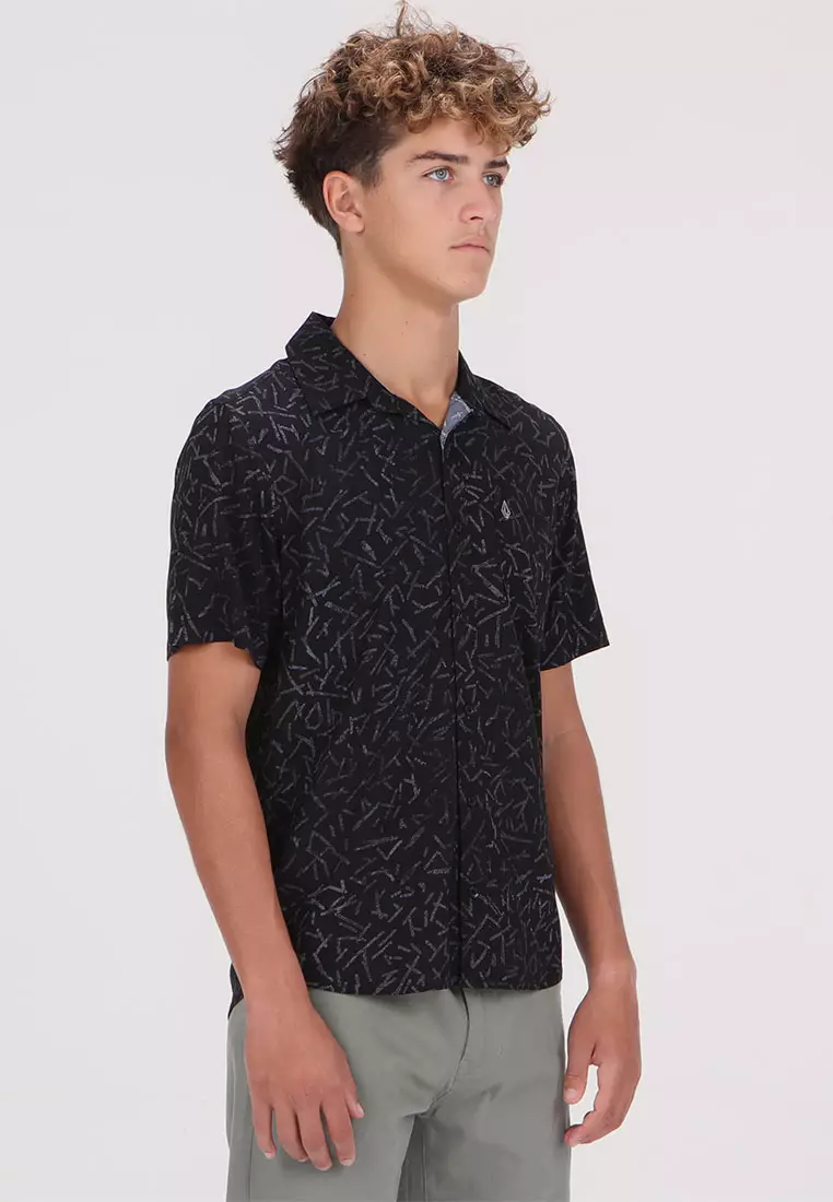 MSH GUSTO SHORT SLEEVE SHIRT BLACK