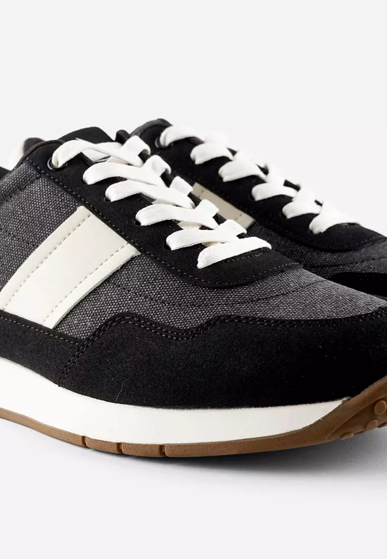 Jackson Kian 1JG Black - Sepatu Sneakers