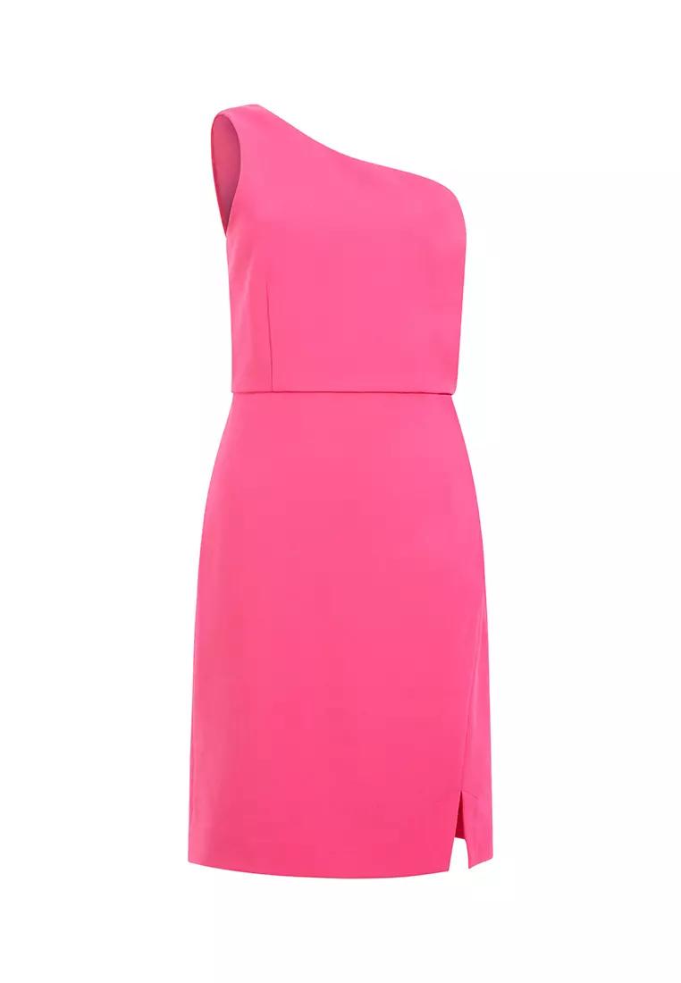 WHISPER ONE SHOULDER DRESS