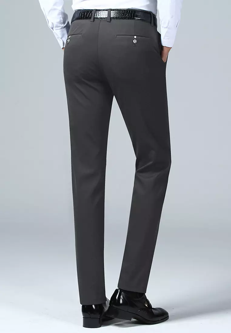 Elastic Slim Fit Pants WL19-030H