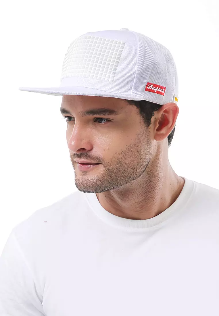 Jahari Aksesoris Fashion Topi Baseball Pria Wanita Piramid Adjustable Strap Material Polyester ORIGINAL - White