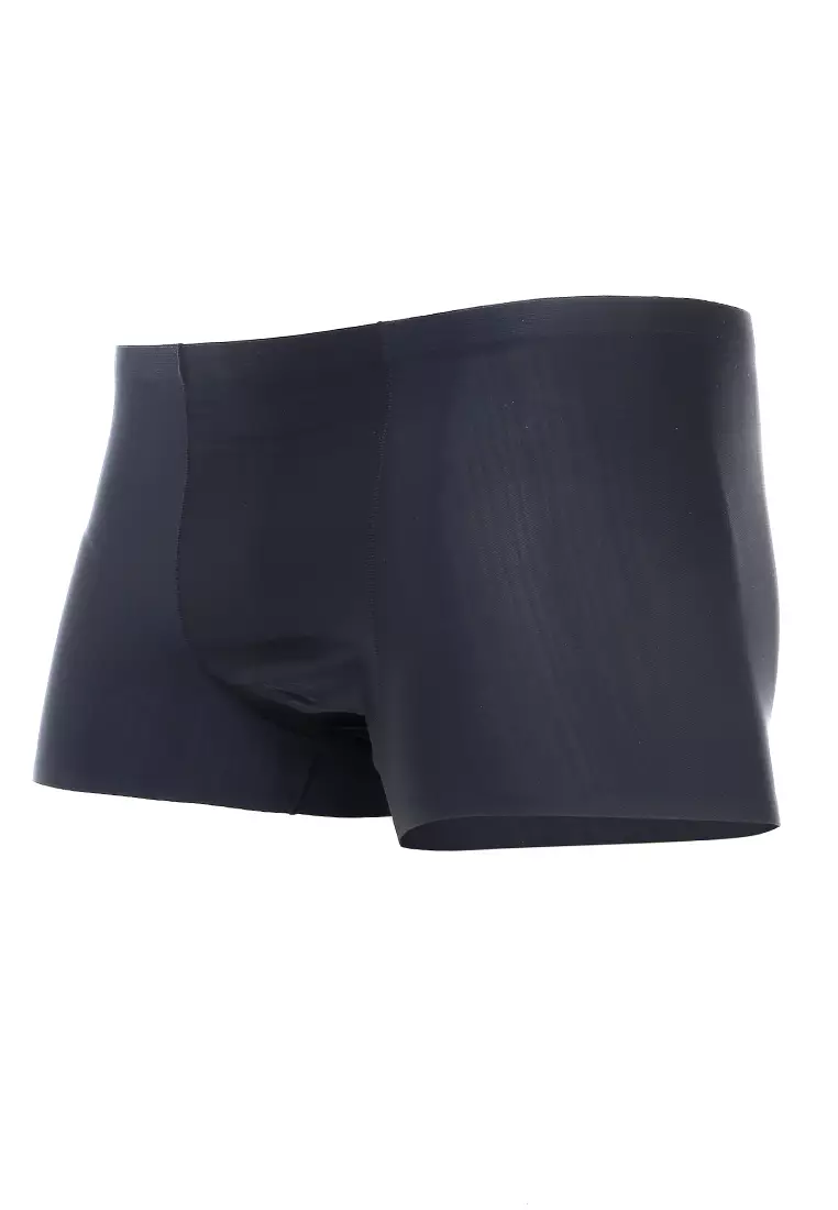 Jaymes Celana Dalam Boxer Pria Ice Silk Male Panties Material Nylon + Spandex ORIGINAL - Black