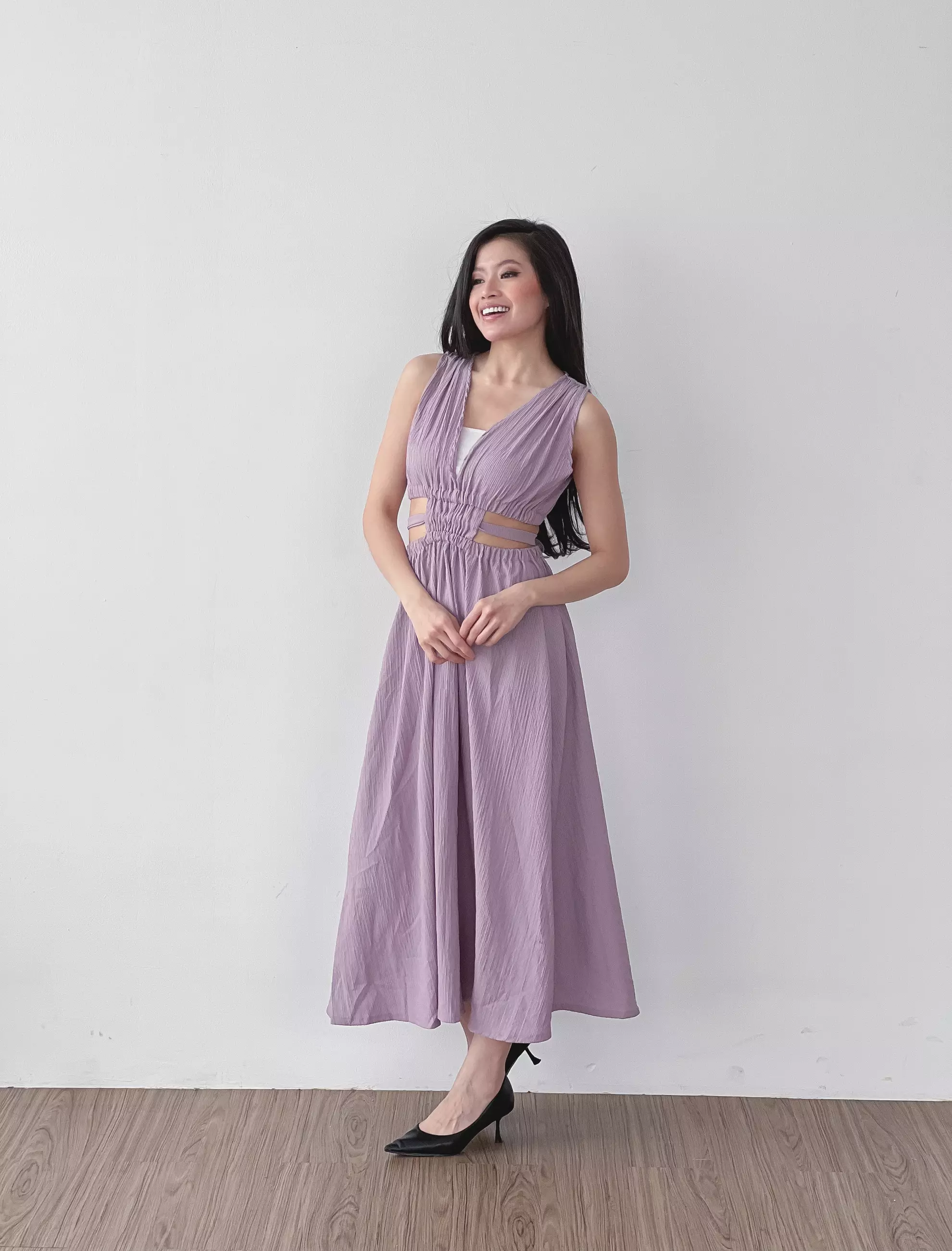 Jual INSTYLE BY SURI Boho Dress Gaun Wanita in Lilac D22015