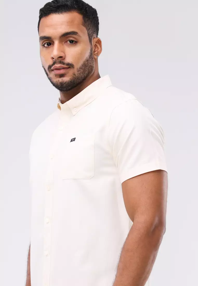 Woven Oxford Polo Short Sleeves