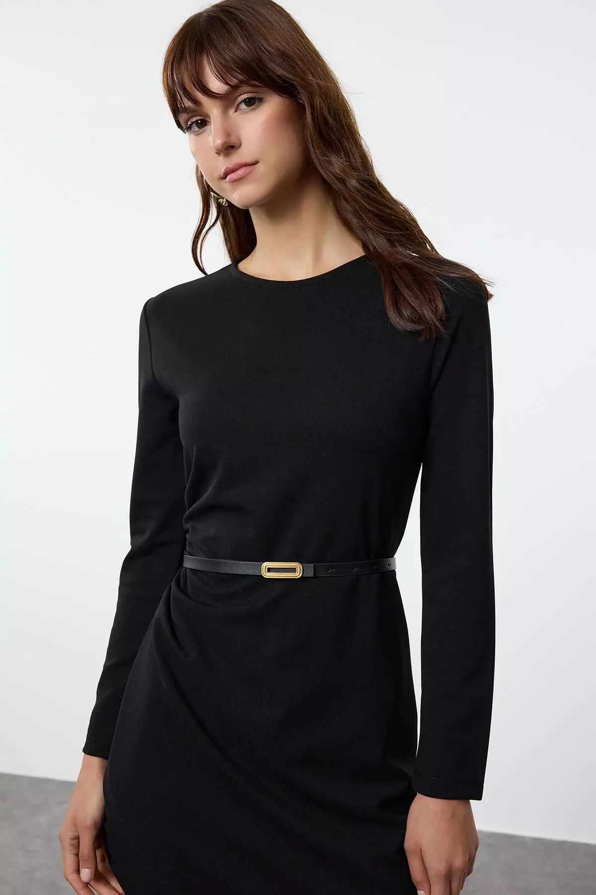 Black-Brown Buckled 2-Pack Leather Look TWOAW25KE00009