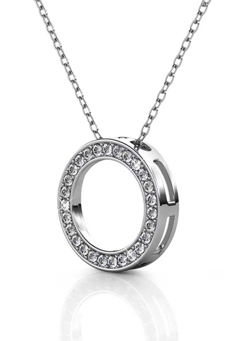 Ophir Pendant WG - Kalung Crystal by Her Jewellery