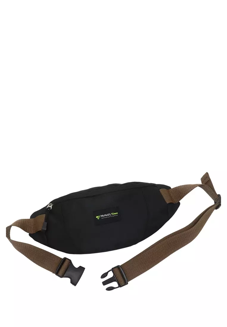 Tas Pinggang - Waist Bag/Bum Bag Travel Time 816 - Black