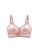 ZITIQUE pink Women's Breathable Ultra-thin Full Cup Lace-trimmed Bra - Pink 9C59AUSC35DDB9GS_1