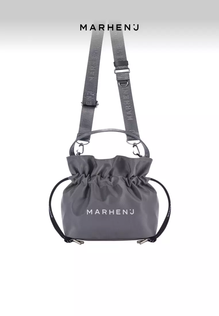 CHARRON + KONY SET Nylon Crossbody Bag Grey